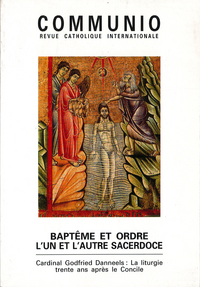 Baptême et ordre, l'un et l'autre sacerdoce : COMMUNIO n°128 nov.1996