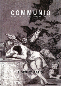 Fides et ratio - Communio T, XXV/6 n°152 nov-dec 2000