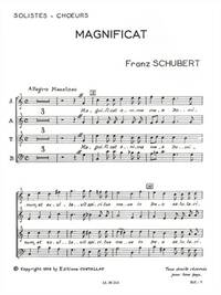 FRANZ PETER SCHUBERT: MAGNIFICAT D486 IN C (CHORAL-MIXED ACCOMPANIED)
