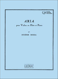 EUGENE BOZZA: ARIA (BOOK/DOWNLOAD CARD)