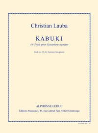 LAUBA KABUKI ETUDE BOOK
