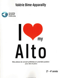 I LOVE MY ALTO - TITRES SELECTIONNES PAR VALERIE BIME-APPARAILLY + AUDIO ONLINE