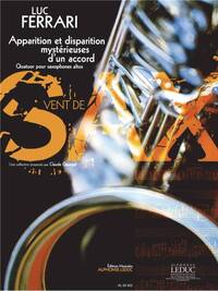 FERRARI APPARITION ET DISPARITION MYSTERIEUSES 4 ALTO SAXES PARTS