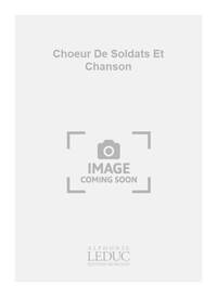 BERLIOZ CHOEUR DE SOLDATS DAMNATION FAUST TENORS BASSES & PIANO BOOK