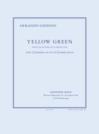 ARMANDO GHIDONI: YELLOW GREEN (CLARINET QUARTET)