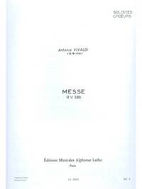 ANTONIO LUCIO VIVALDI: MESSE RV586 (CHORAL-MIXED ACCOMPANIED)