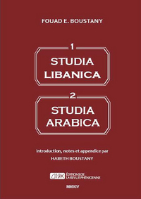 STUDIA LIBANICA - STUDIA ARABICA