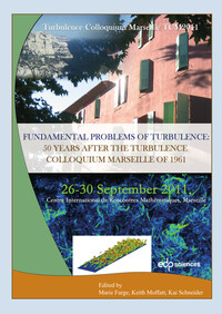 TURBULENCE COLLOQUIUM MARSEILLE TCM 2011