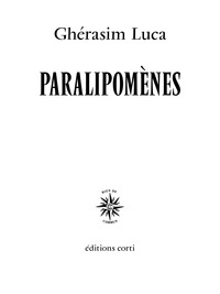 Paralipomènes