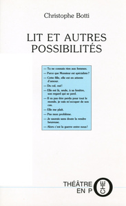 LIT ET AUTRES POSSIBILITES