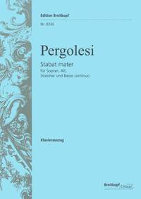 GIOVANNI BATTISTA PERGOLESI : STABAT MATER - CHOEUR DE FEMMES + PIANO