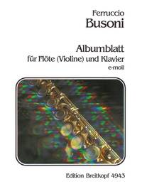 ALBUMBLATT FLUTE TRAVERSIERE