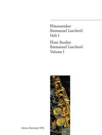 IMMANUEL LUCCHESI  : FLOTENETUDEN HEFT 1 / FLUTE ETUDES 1 -  FLUTE TRAVERSIERE