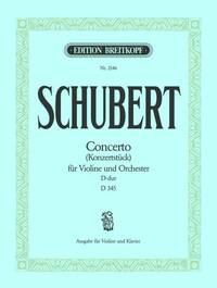 CONCERTO D-MAJOR D345 VIOLON