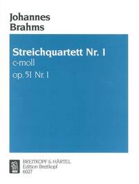 STREICHQUARTET 1 C OP.51 MUSIQUE D'ENSEMBLE
