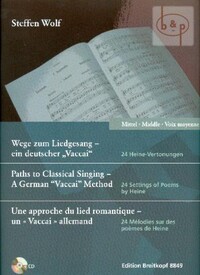 WEGE ZUM LIEDGESANG - MITTLERE STIMME (MIT CD) UNE APPROCHE DU LIED ROMANTIQUE - VOIX MOYENNES