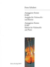 ARPEGGIONE-SONATE A-MOLL D 821 VIOLONCELLE