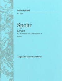 KLARINETTENKONZERT NR.3 F-MOLL CLARINETTE