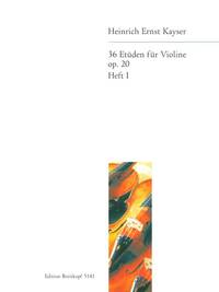 ETUDES(36) 1 OP.20  VIOLON
