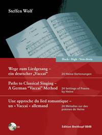 WEGE ZUM LIEDGESANG - HOHE STIMME (MIT CD) CHANT +CD