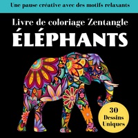 Éléphant Zentangle