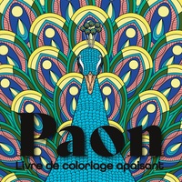 Paon Livre de coloriage apaisant