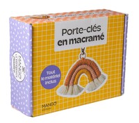 PORTE-CLES EN MACRAME - COFFRET - TOUT LE MATERIEL INCLUS
