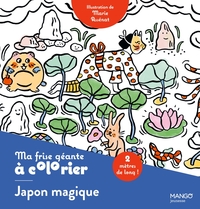 Ma frise géante à colorier Japon magique