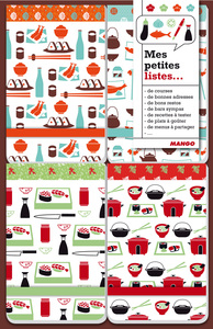 MES PETITES LISTES (BOITE DE 4 CARNETS)