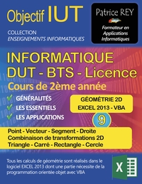 DUT informatique - géometrie 2d (tome 9)