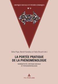 LA PORTEE PRATIQUE DE LA PHENOMENOLOGIE - NORMATIVITE, CRITIQUE SOCIALE ET PSYCHOPATHOLOGIE