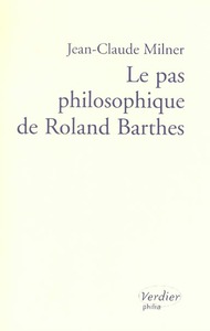 Le pas philosophique de Roland Barthes