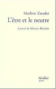 L'être et le neutre