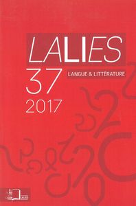 LALIES 37 - LANGUE & LITTERATURE