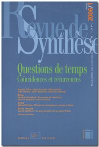 REVUE DE SYNTHESE 2006 / 1-N 127 - SCIENCES ET PHILOSOPHIE AU XX SIECLE