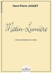 MATIN-LUMIERE POUR 2 SAXOPHONES ALTO