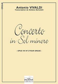 CONCERTO IN SOL MINORE POUR ORGUE