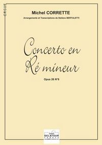 CONCERTO EN RE MINEUR POUR ORGUE