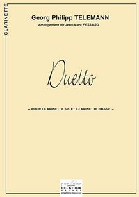 DUETTO POUR CLARINETTE ET CLARINETTE BASSE