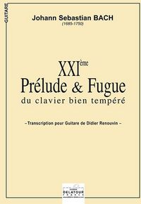 PRELUDE ET FUGUE N021 BWV 866 POUR GUITARE