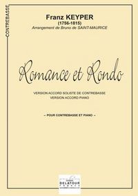 ROMANCE ET RONDO POUR CONTREBASSE ET PIANO - 2 VERSIONS