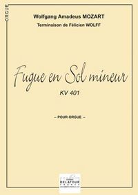 FUGUE EN SOL MINEUR KV 401 POUR ORGUE