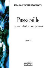 PASSACAILLE POUR VIOLON ET PIANO