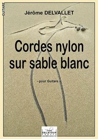 CORDES NYLON SUR SABLE BLANC POUR GUITARE