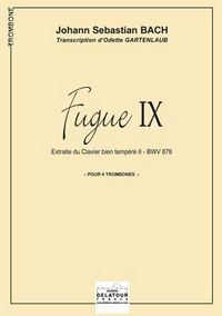 FUGUE IX (VERSION 4 TROMBONES)