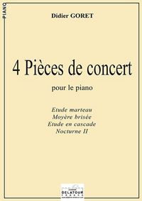 4 PIECES DE CONCERT POUR PIANO