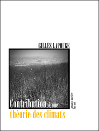 CONTRIBUTION A UNE THEORIE DES CLIMATS