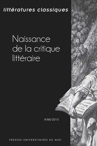 Naissance de la critique littéraire
