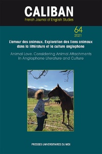 L'amour des animaux. Exploration des liens animaux dans la littérature et la culture an-glophone