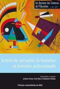 Activité de conception du formateur et formation professionnelle